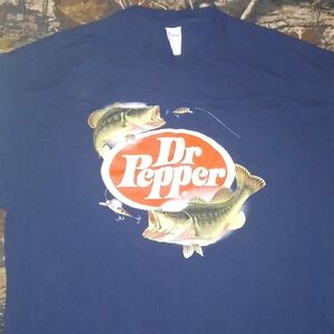 Gildan Navy Dr Pepper Graphic Tee